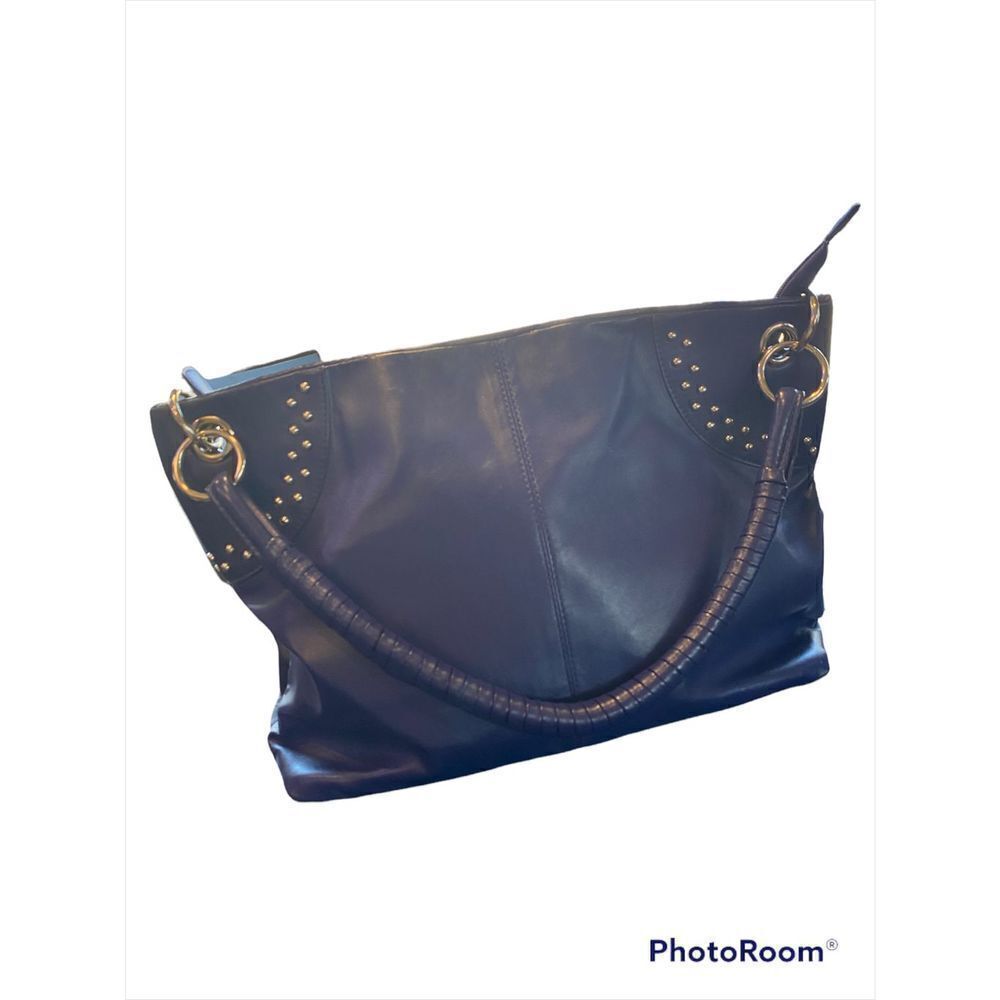 Vintage Soft Faux Leather Tote Bag